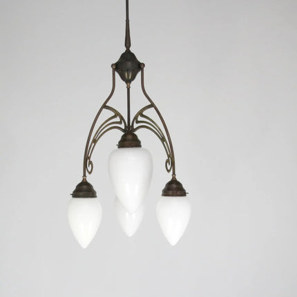 Deckenleuchte_ 0104 Antik 4 Flammig L_M_Lee_Lampen