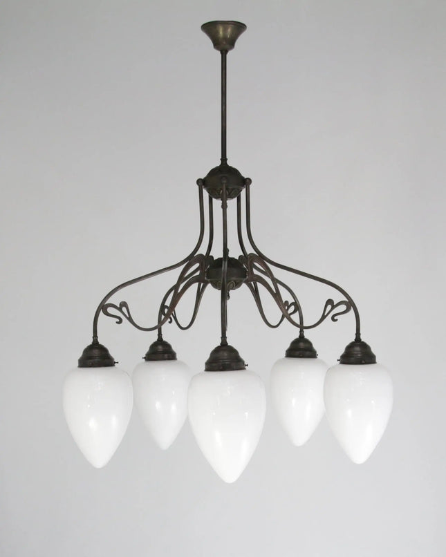 Deckenleuchte 10108 antik 5 Flammig LundM_Lee_Lampen