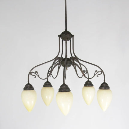 Deckenleuchte 10109 antik 5 Flammig L_&_M_Lee_Lampen