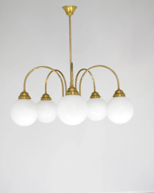 Deckenleuchte 10111 naturmessing 5 Flammig L_und_M_Lee_Lampen