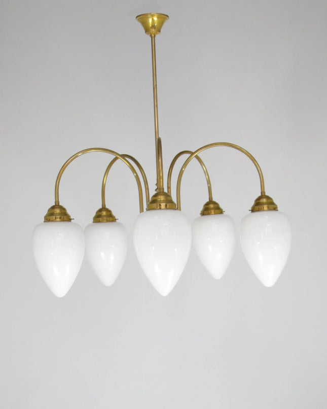 Deckenleuchte 10112 naturmessing 5 Flammig L_und_M_Lee_Lampen