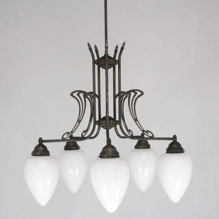 Deckenleuchte 10114 antik 5 Flammig L_und_M_Lee_Lampen