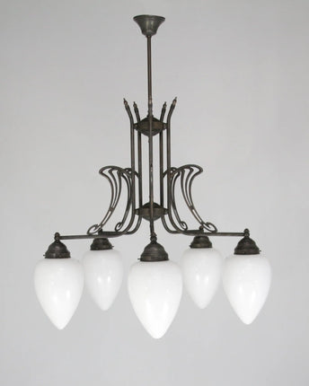 Deckenleuchte 10114 antik 5 Flammig L_und_M_Lee_Lampen