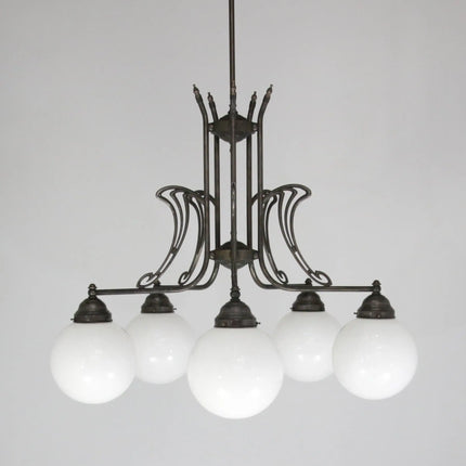Deckenleuchte 10115 antik 5 Flammig L_und_M_Lee_Lampen