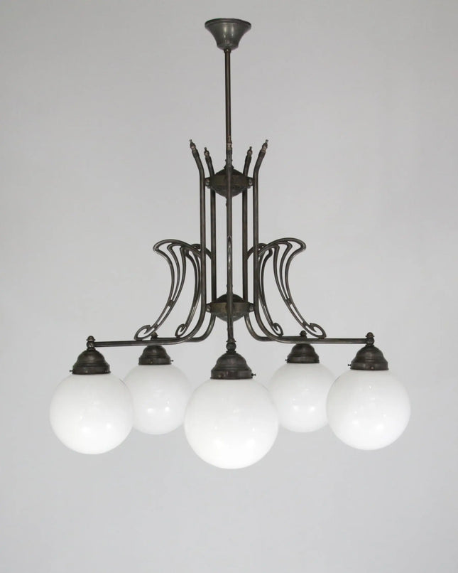 Deckenleuchte 10115 antik 5 Flammig L_und_M_Lee_Lampen