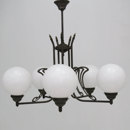 Deckenleuchte 10116 antik 5 Flammig L_und_M_Lee_Lampen