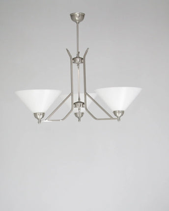 Deckenleuchte 3 Flammig Nickel D101126L und M  Lee Lampen