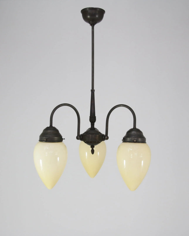 Deckenleuchte 3 Flammig Antik D10142 L und M  Lee Lampen