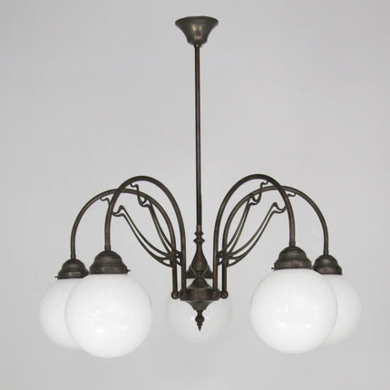 Deckenleuchte 5 Flammig Antik D10117 L und M  Lee Lampen
