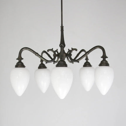 Deckenleuchte 5 Flammig Antik D10119 L und M  Lee Lampen