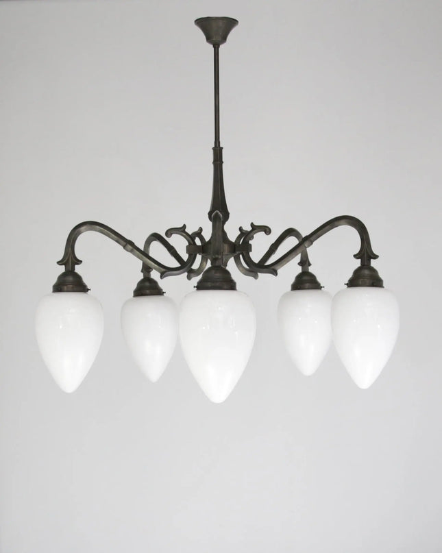Deckenleuchte 5 Flammig Antik D10119 L und M  Lee Lampen
