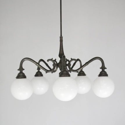 Deckenleuchte 5 Flammig Antik D10120 L und M  Lee Lampen