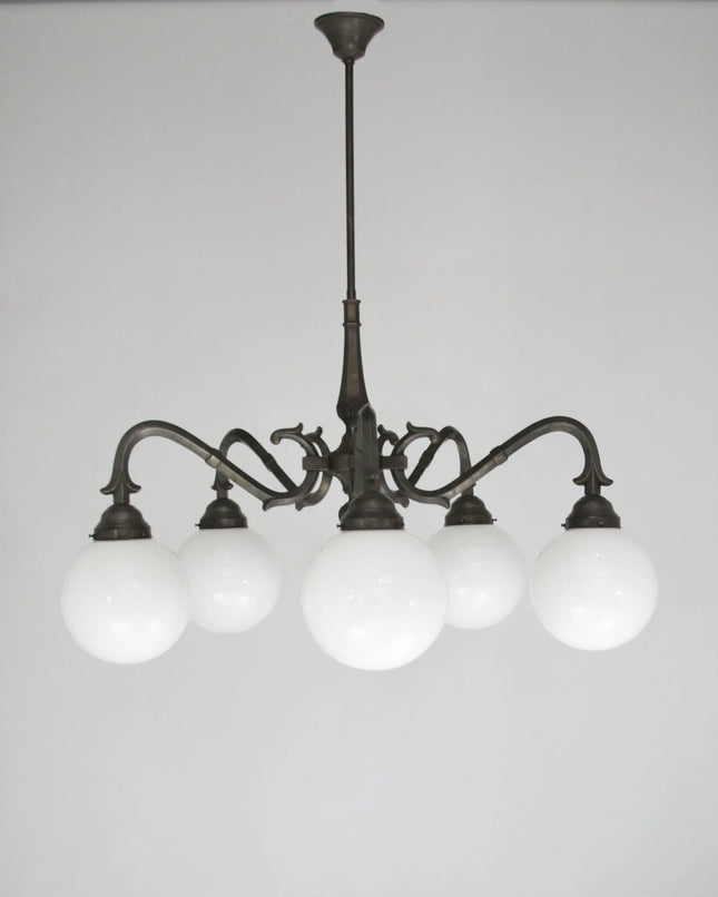 Deckenleuchte 5 Flammig Antik D10120 L und M  Lee Lampen