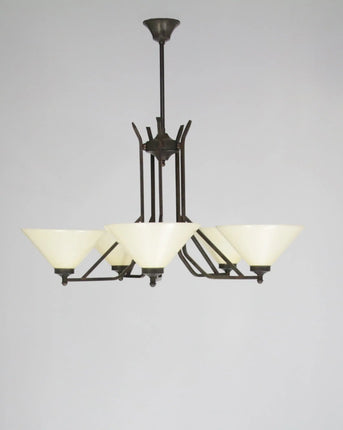 Deckenleuchte 5 Flammig Antik D10128 L und M  Lee Lampen