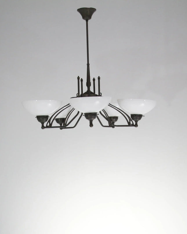 Deckenleuchte 5 Flammig Antik D10130 L und M  Lee Lampen