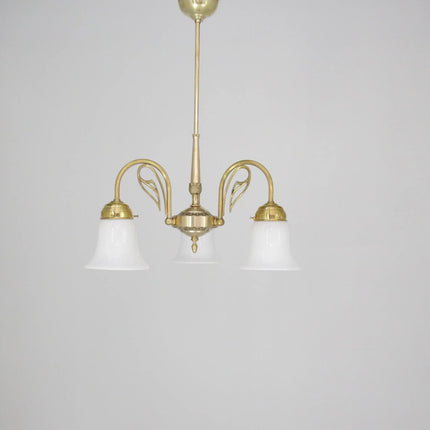 Deckenleuchte 5 Flammig Naturmessing D10134 L und M  Lee Lampen