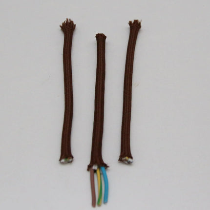Stoffkabel Dunkelbraun L&M Lee Lampen