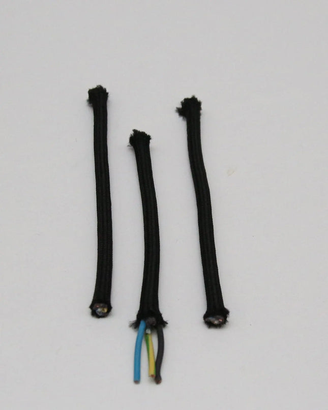 Stoffkabel Schwarz L&M Lee Lampen