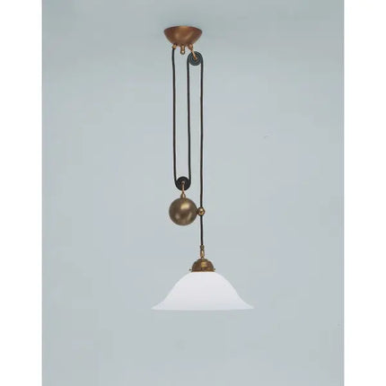 Zuglampe Ei05-38op N Berliner Messing Lampen