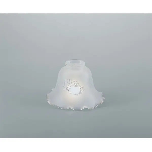 Lampen Glasschirm 09 geätzes Dekor
