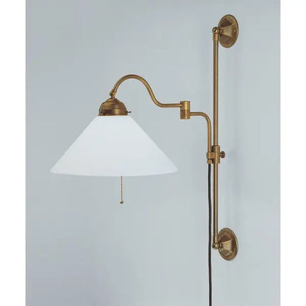Wandlampe A80-70op B Berliner Messing Lampen